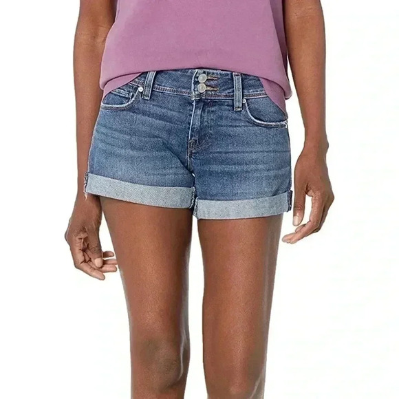 Hudson Jeans Croxley Mid Rise Shorts - Picture 1 of 12